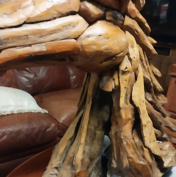 Hand made master crafted driftwood horse 3ft t x 36'l x18'w.driftwood brown - Picture 14 of 16